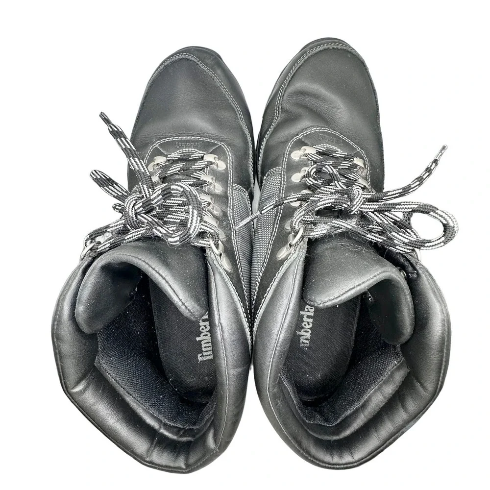 Timberland | Men | Black Waterproof Leather Heavy Duty Work Boots | Size 13 M